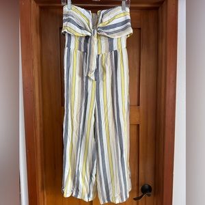 Worn once, soft and comfy strapless romper